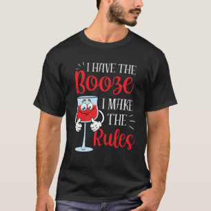 Bartender Humor Mixologist Xmas Booze Fun Christma T-Shirt