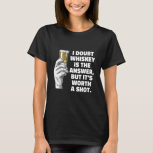 Bartender Mix Drinks Whiskey Drinker T-Shirt