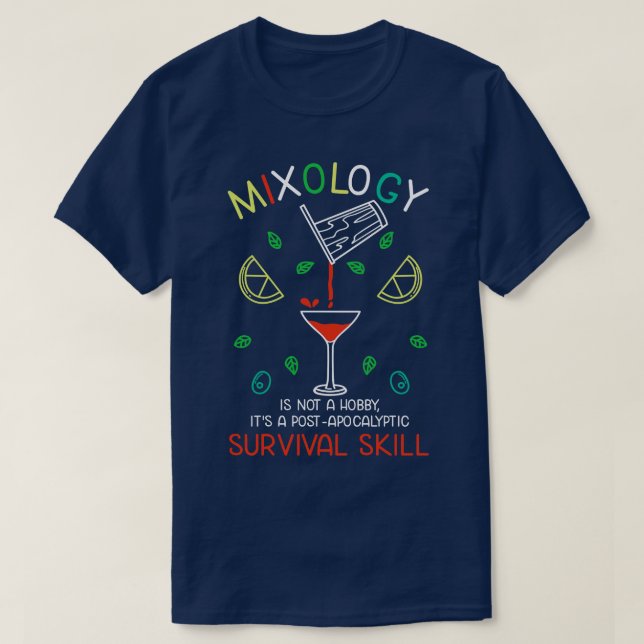 Bartender Mixologist 1 T-Shirt (Design Front)