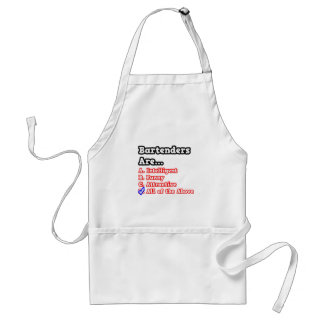Bartender Quiz...Joke Standard Apron
