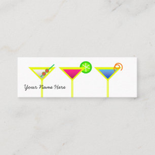 Bartender's business card