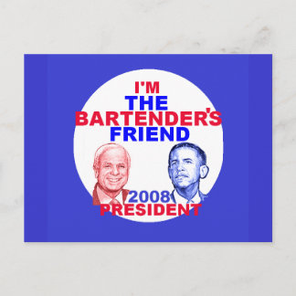 BARTENDERS Postcard