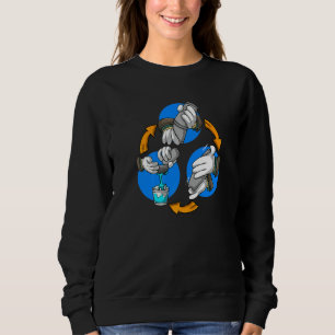 Bartending Bartender Cocktail Mixing Barman Barkee Sweatshirt