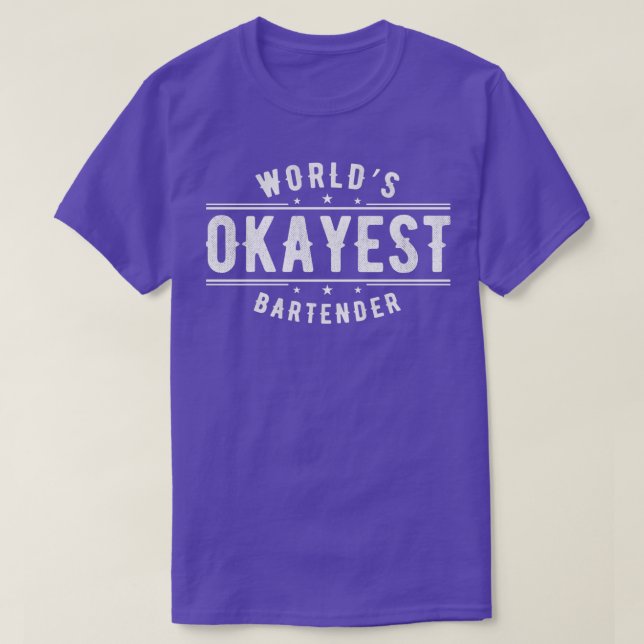 Bartending Bartender T-Shirt (Design Front)