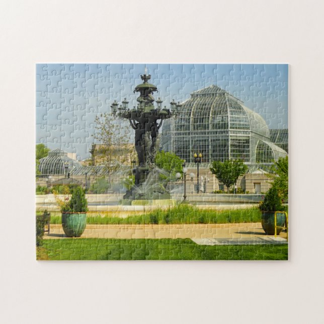 Bartholdi Fountain Washington DC. Jigsaw Puzzle (Horizontal)