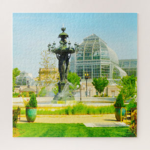 Bartholdi Water Fountain Washington Jigsaw Puzzle