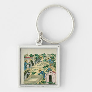 Bartholomew and Stephan Keychain