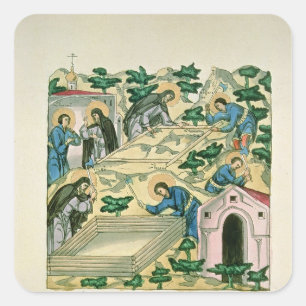 Bartholomew and Stephan Square Sticker