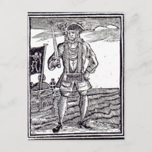 Bartholomew Roberts Postcard