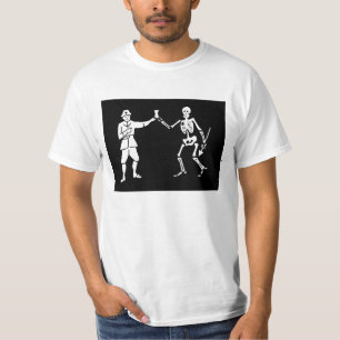 Bartholomew Robert's Second Pirate Flag T-Shirt