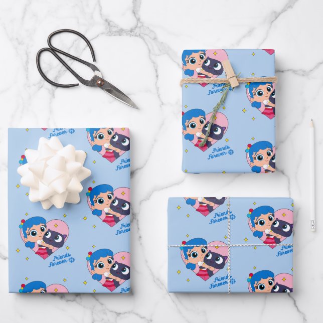 Bartleby - Friends Forever Wrapping Paper Sheet (Front)