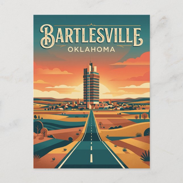 Bartlesville USA Postcard (Front)