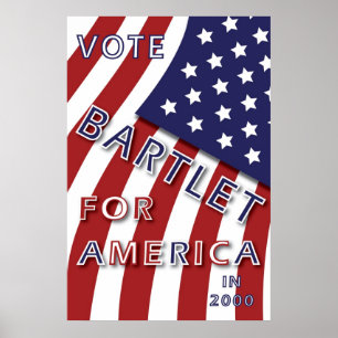 Bartlet for America poster