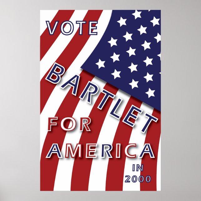 Bartlet for America poster (Front)