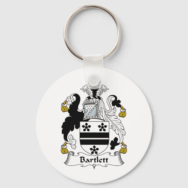 Bartlett Family Crest Keychain (Front)
