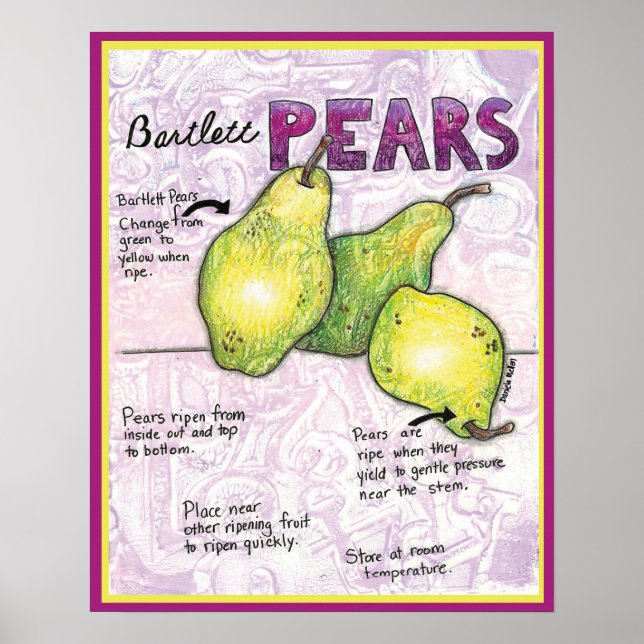 Bartlett Pears Poster (Front)