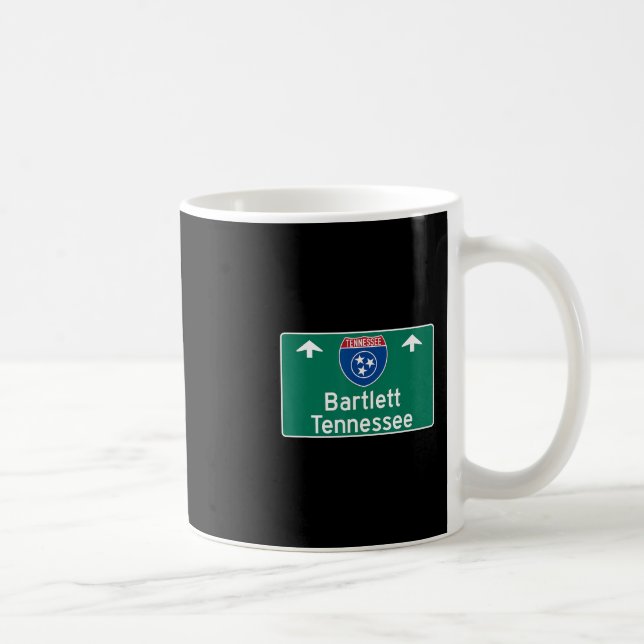 Bartlett Tennessee Interstate Highway Vacation Sou Coffee Mug (Right)