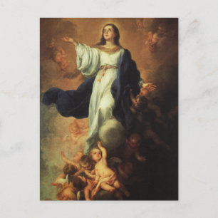 Bartolome Murillo - Assumption of the Virgin Postcard