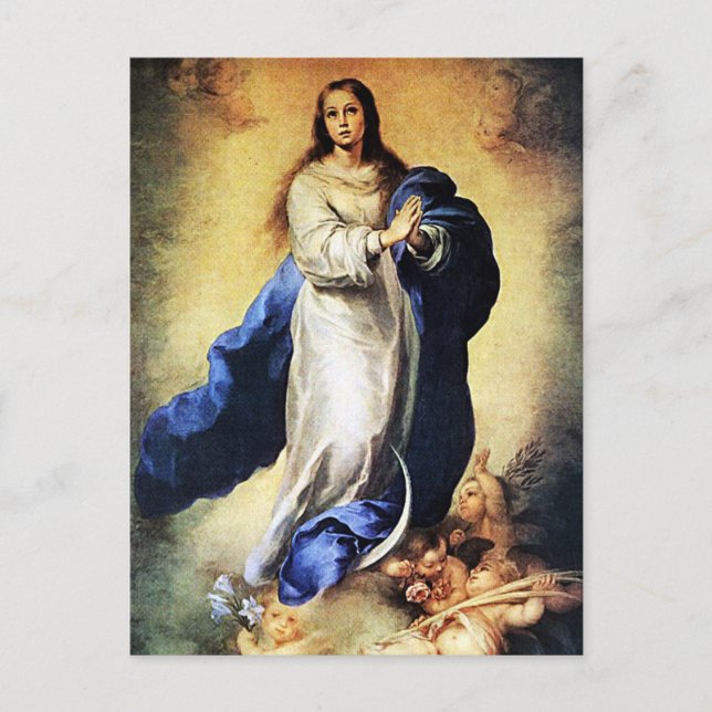 Bartolome Murillo - Immaculate Conception Postcard (Front)