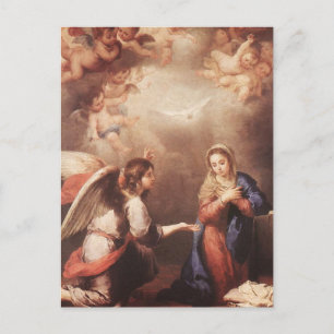 Bartolome Murillo - The Annunciation Postcard