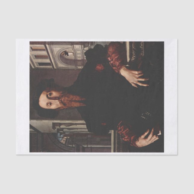 Bartolomeo by Bronzino Decoupage Tissue Paper (Front)