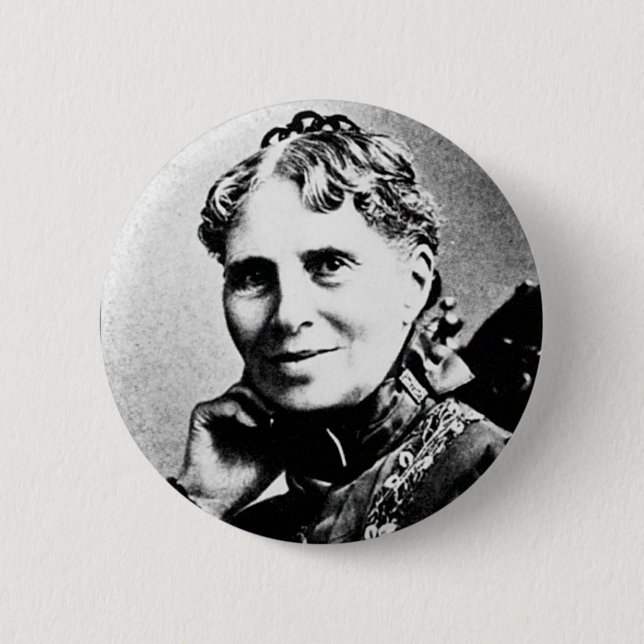 Barton ~ Clara Founder American Red Cross 2 Inch Round Button (Front)