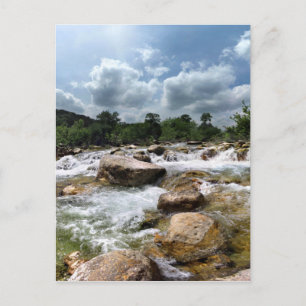 Barton Creek Greenbelt Waterfalls - Austin, Texas Postcard
