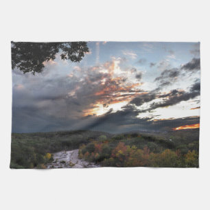 Barton Creek Sunset - Austin, Texas Kitchen Towel