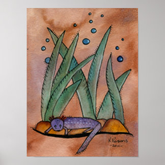 Barton Springs Salamander Poster