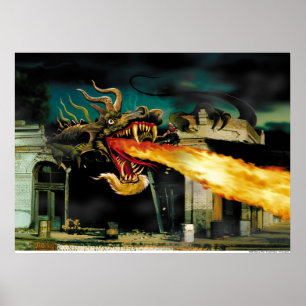 Barton The Mutant Salamander Dragon by Doug LaRue Poster