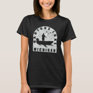 Bartons Lake Fishing Michigan T-Shirt