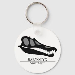 Baryonyx Skull Keychain