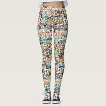 BAS leggings en CARBONE