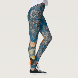 BAS LEGGINGS EN DENTELLE ANCIENNE AVEC PAPILLONS