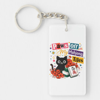 Bas les pattes de mes tuiles de Mahjong Chat Noir