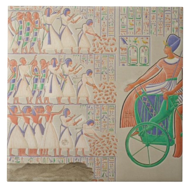 Bas-relief at Medynet-Abou, Palace of the Kings at Tile (Front)