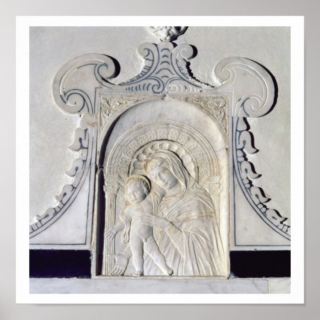 Bas-relief of a Madonna and Child (marble) Poster (Front)