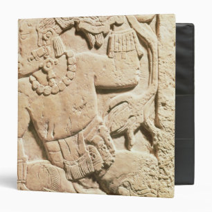 Bas relief of a warrior binder