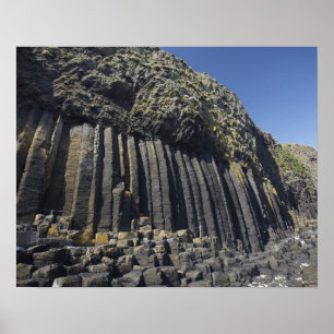 Basalt Columns by Fingal's Cave, Staffa, off Poster