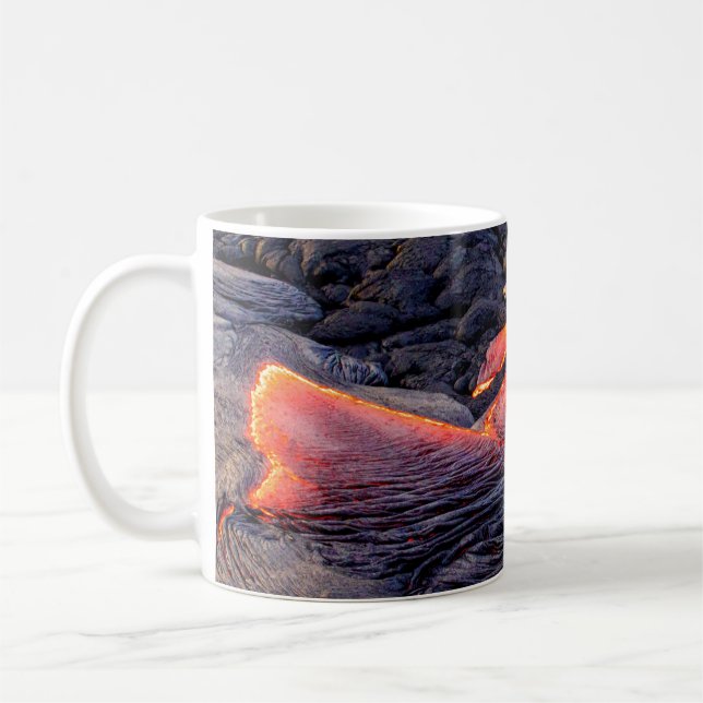 Basaltic Lava Flow Coffee Mug (Left)