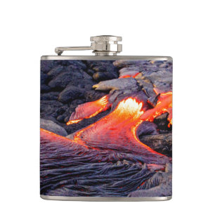 Basaltic Lava Flow Hip Flask