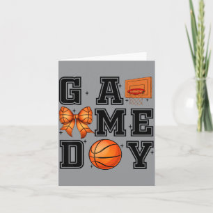 Basball Coquette Bow Cute Gameday Cheer Mom Sports Card