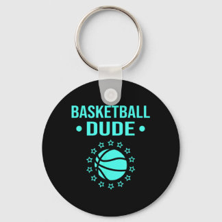 Basball Dude Shirt And Basball Shirts For Boys Men Keychain
