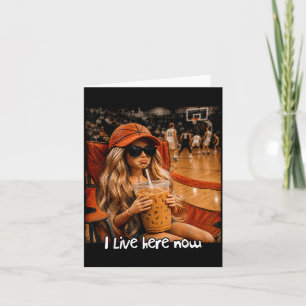 Basball Meme I Live Here Now Game Day Sport Mom Card