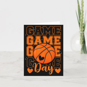 Basball Mom Game Day Funny Basball Player Sports Card