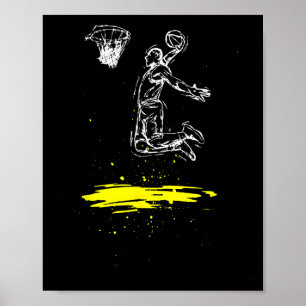Basball Slam Dunk Poster
