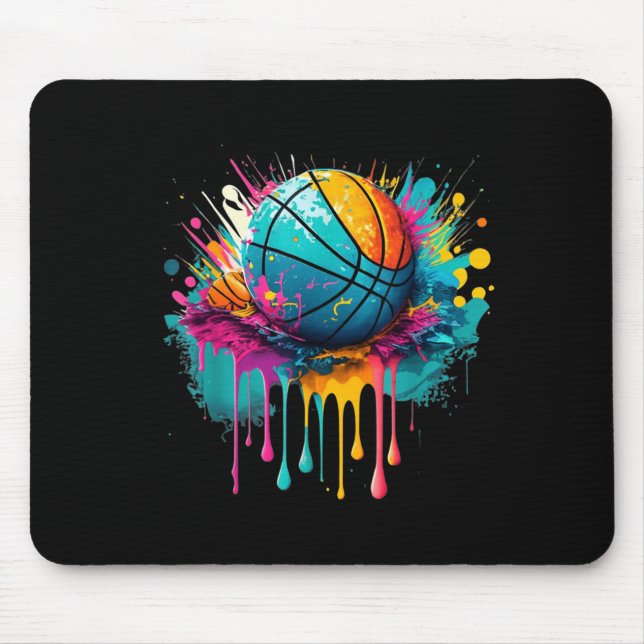 Basball Splash Baller Team Player Basball Player Mouse Pad (Front)