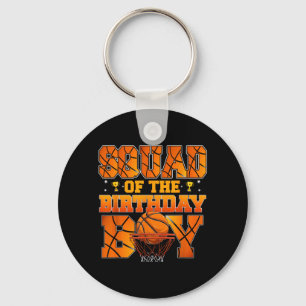 Basball Squad Of The Birthday Boy Family Matching Keychain