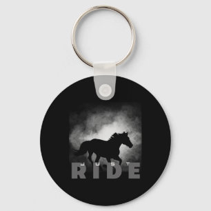 Basbo Just Ride Horseback Riding Apparel - Horse Keychain