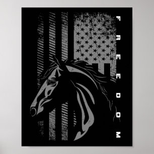 Basbo Uni-kids Black Flag Print - Horseback Riding